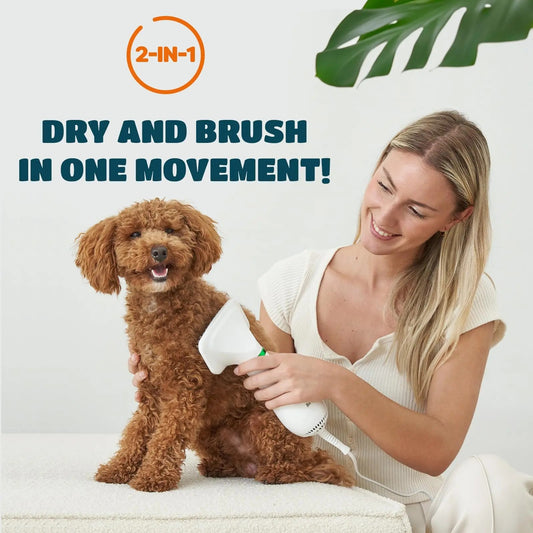 Comfurr pet electric hair dryer comb full product view