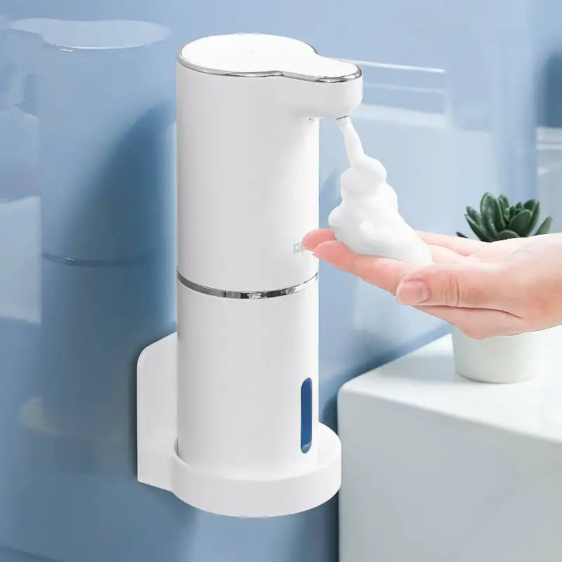 Foamora automatic foam soap dispenser full product view in white