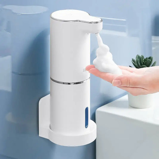 Foamora automatic foam soap dispenser full product view in white