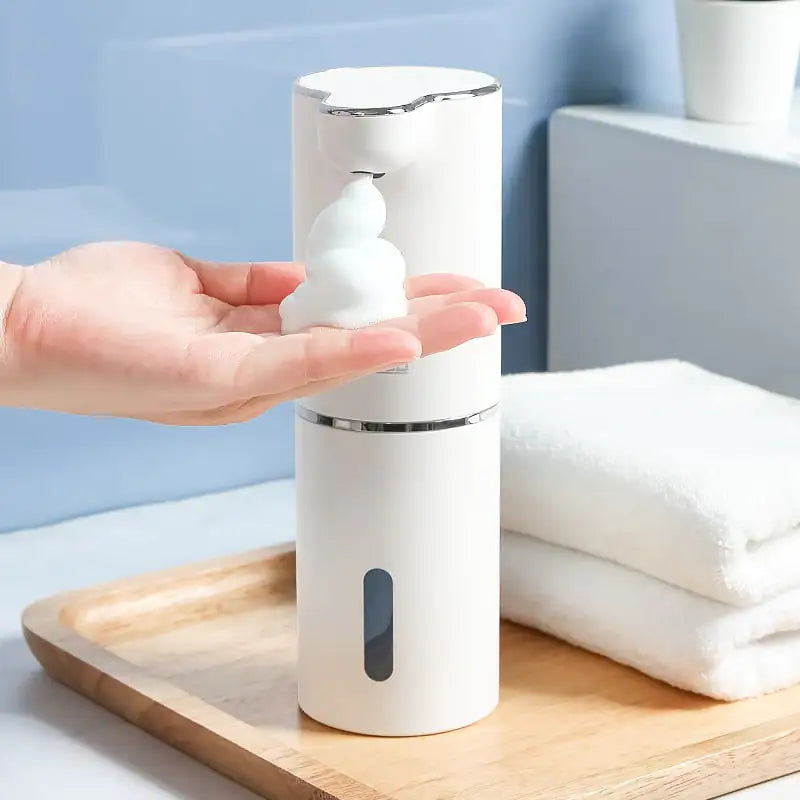 Foamora soap dispenser sensor and touchless activation close up