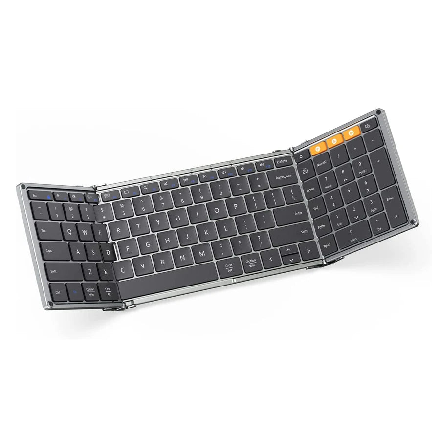 Portable keyboard multi-device Bluetooth pairing diagram