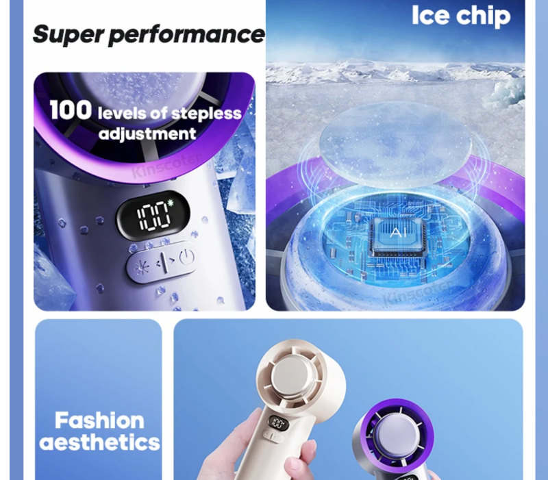 Turbreeze fan being used at desk or office