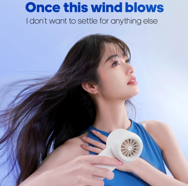 Turbreeze portable fan product packaging