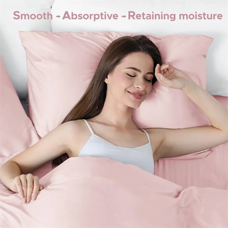 Silvella silk pillowcase in ivory white color option